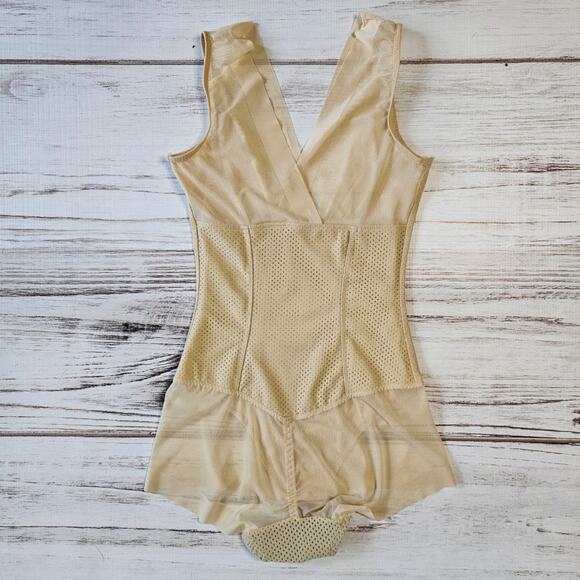 Shein Nude Mesh Body Shapewear sz Large - Picture 2 of 6